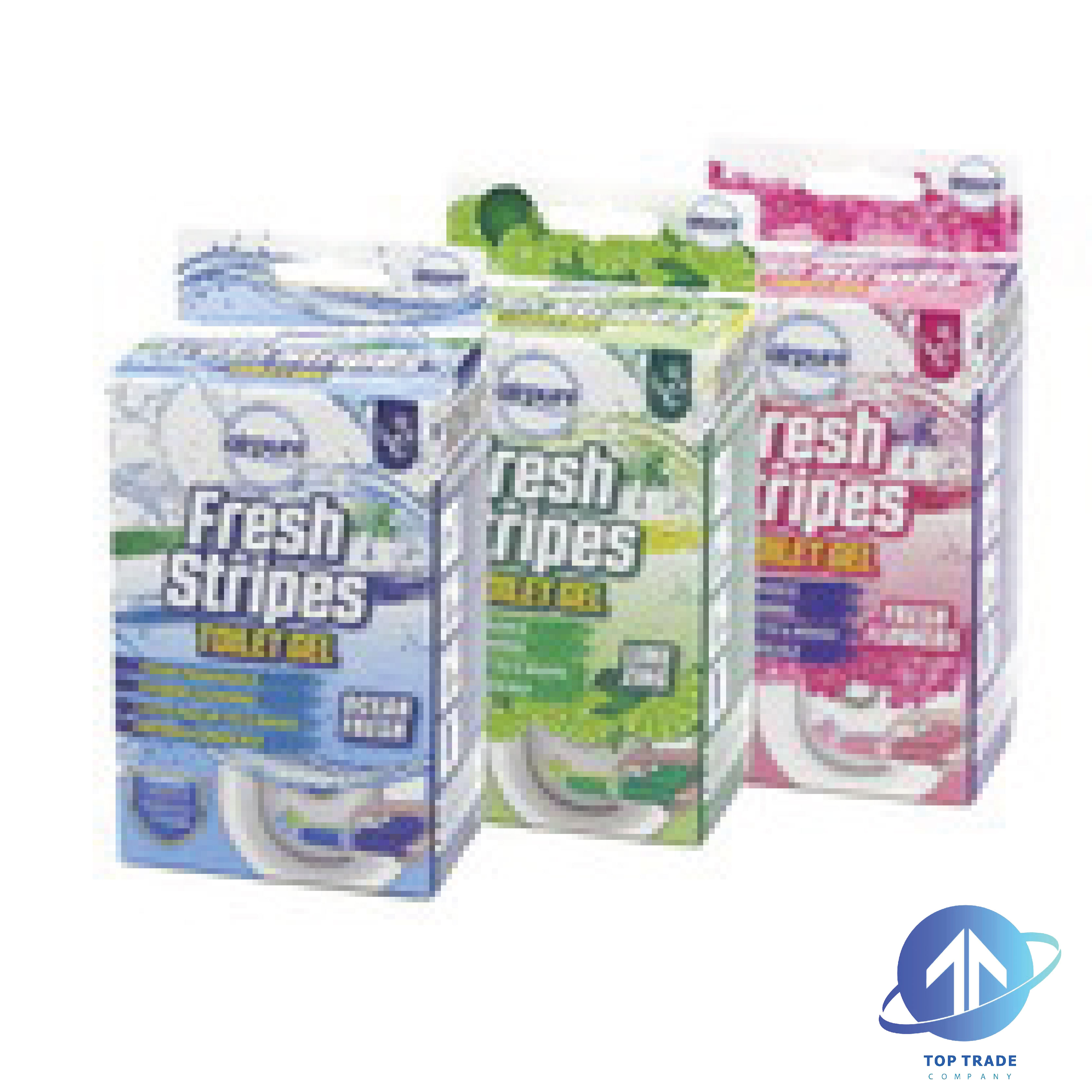 Airpure Fresh Stripes toilet gel - 3 fragrance mix